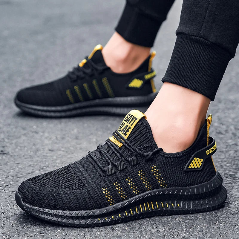Zapatillas Flyknit para Hombre – Calzado Informal Ligero y Transpirable para Caminar