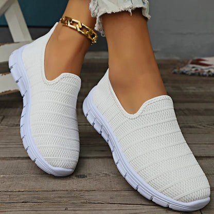 Zapatillas sin cordones AirFlex – Zapatos cómodos ligeros de malla para mujer | Calzado transpirable casual para uso diario