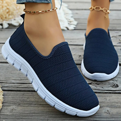Zapatillas sin cordones AirFlex – Zapatos cómodos ligeros de malla para mujer | Calzado transpirable casual para uso diario