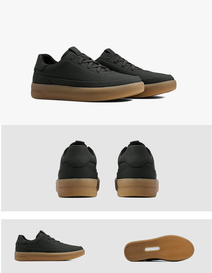 Desai™ DS3097 Zapatos casuales de cuero para hombre – Zapatillas deportivas ligeras y transpirables de suela blanda