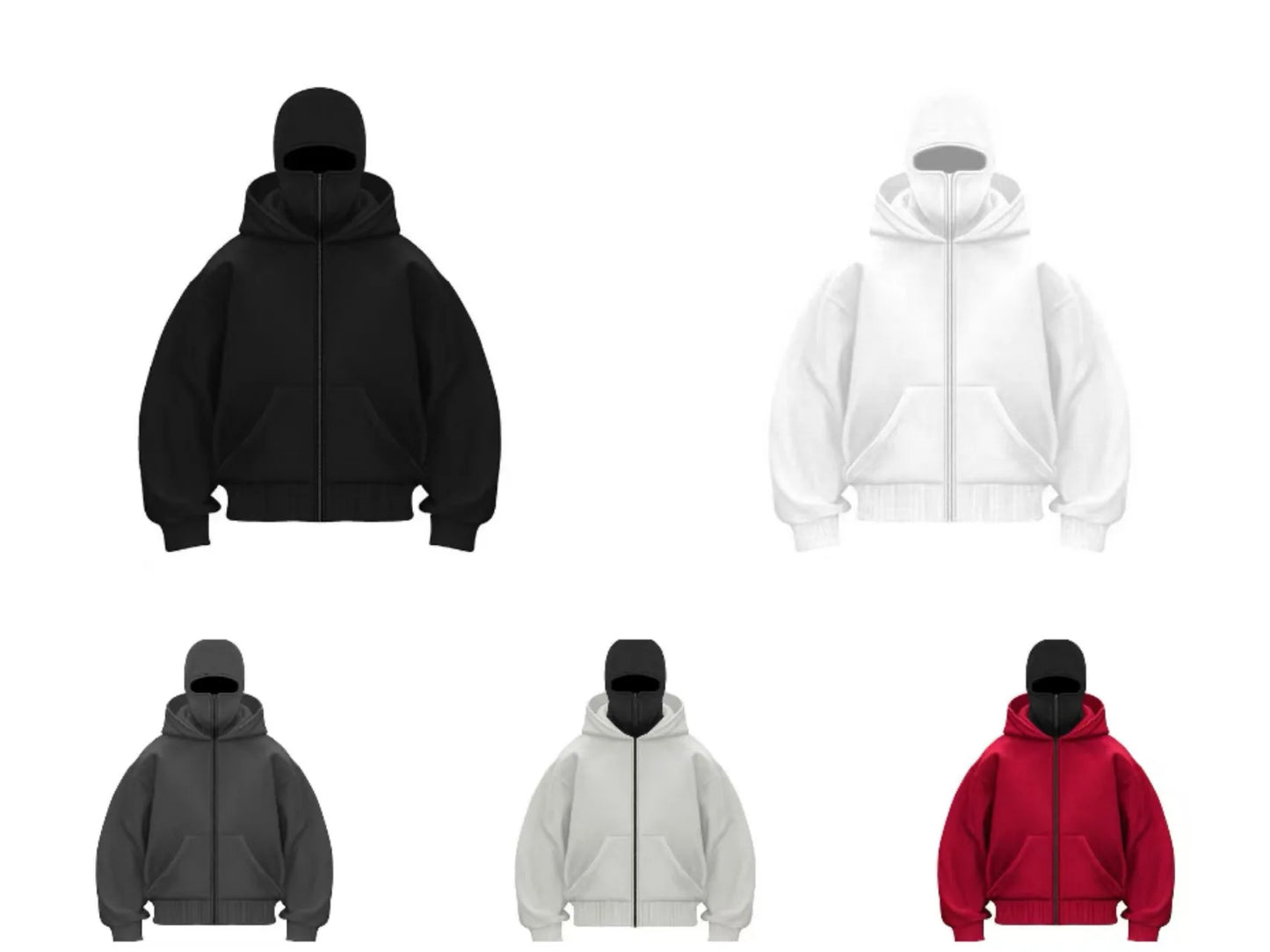 Sudadera con capucha y cremallera de otoño-invierno para hombre – Chaqueta casual cálida de estilo urbano