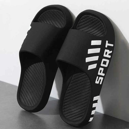 Men’s Thick Sole Slides – Non-Slip Summer Comfort Style