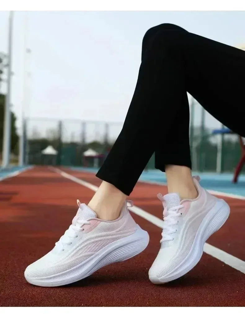 Manoletinas de malla casuales para mujer 2025 – Zapatos de verano antideslizantes y transpirables para caminar