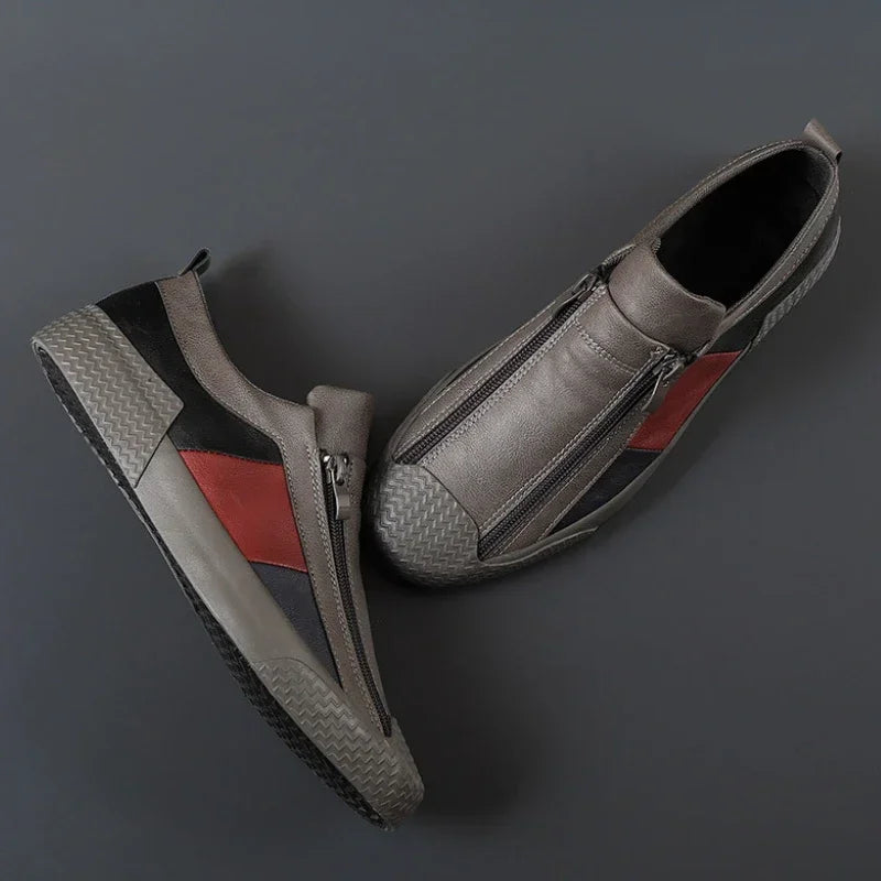 Mocasines de Cuero Premium VARELLO™ para Hombre – Zapatos de Conducir Casuales de Alta Calidad | Mocasines Cómodos, Transpirables, Resistentes al Desgaste y de Tallas Grandes