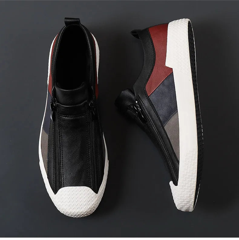 Mocasines de Cuero Premium VARELLO™ para Hombre – Zapatos de Conducir Casuales de Alta Calidad | Mocasines Cómodos, Transpirables, Resistentes al Desgaste y de Tallas Grandes