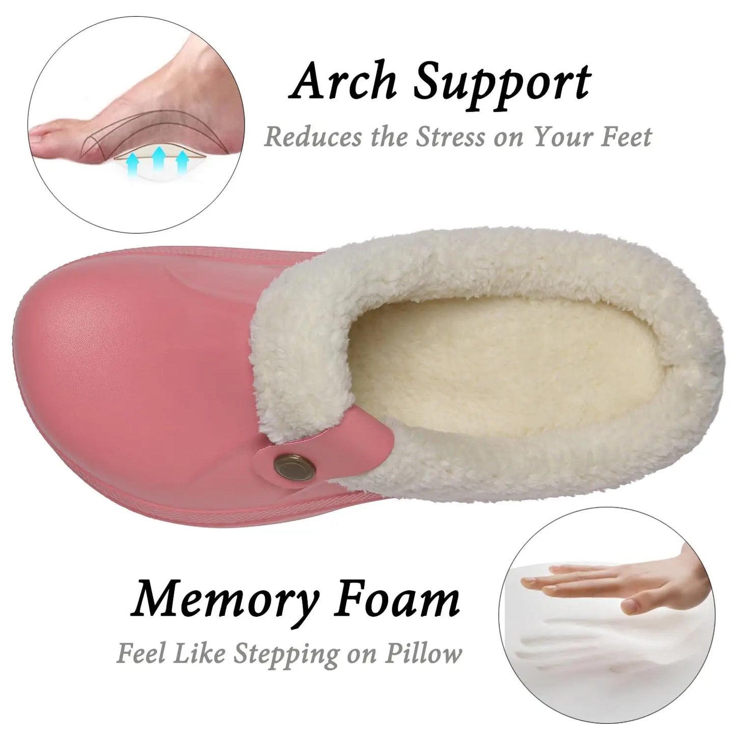 Pantuflas de piel impermeables Asgard™ para mujer – Cálidas y antideslizantes