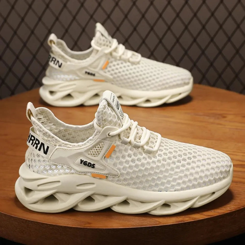 Men’s Mesh Sneakers – Breathable Casual Running Shoes, Lightweight & Stylish - Loom & Soul