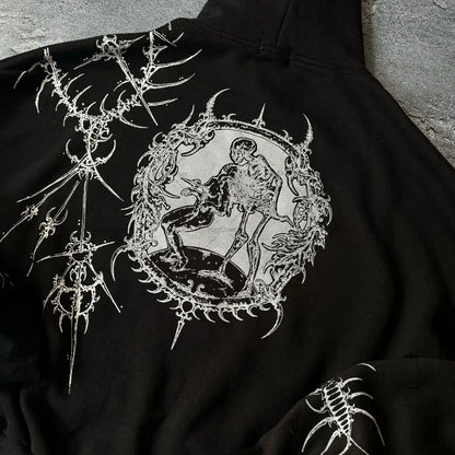Sudadera con capucha hip-hop para hombre BiggOrange – Sudadera extragrande de algodón estilo urbano