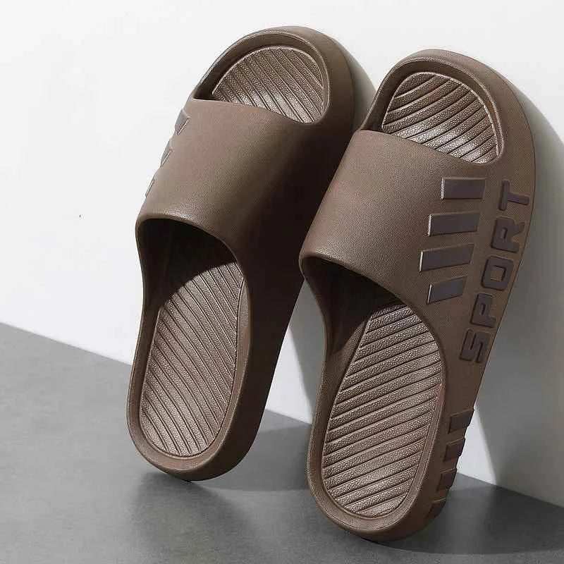 Men’s Thick Sole Slides – Non-Slip Summer Comfort Style