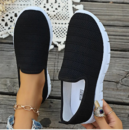 Zapatillas sin cordones AirFlex – Zapatos cómodos ligeros de malla para mujer | Calzado transpirable casual para uso diario