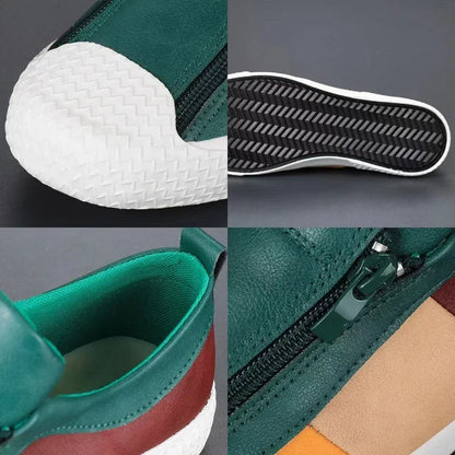 Mocasines de Cuero Premium VARELLO™ para Hombre – Zapatos de Conducir Casuales de Alta Calidad | Mocasines Cómodos, Transpirables, Resistentes al Desgaste y de Tallas Grandes