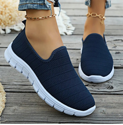 Zapatillas sin cordones AirFlex – Zapatos cómodos ligeros de malla para mujer | Calzado transpirable casual para uso diario