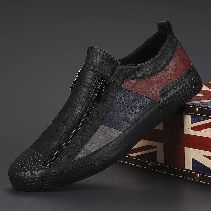 Mocasines de Cuero Premium VARELLO™ para Hombre – Zapatos de Conducir Casuales de Alta Calidad | Mocasines Cómodos, Transpirables, Resistentes al Desgaste y de Tallas Grandes