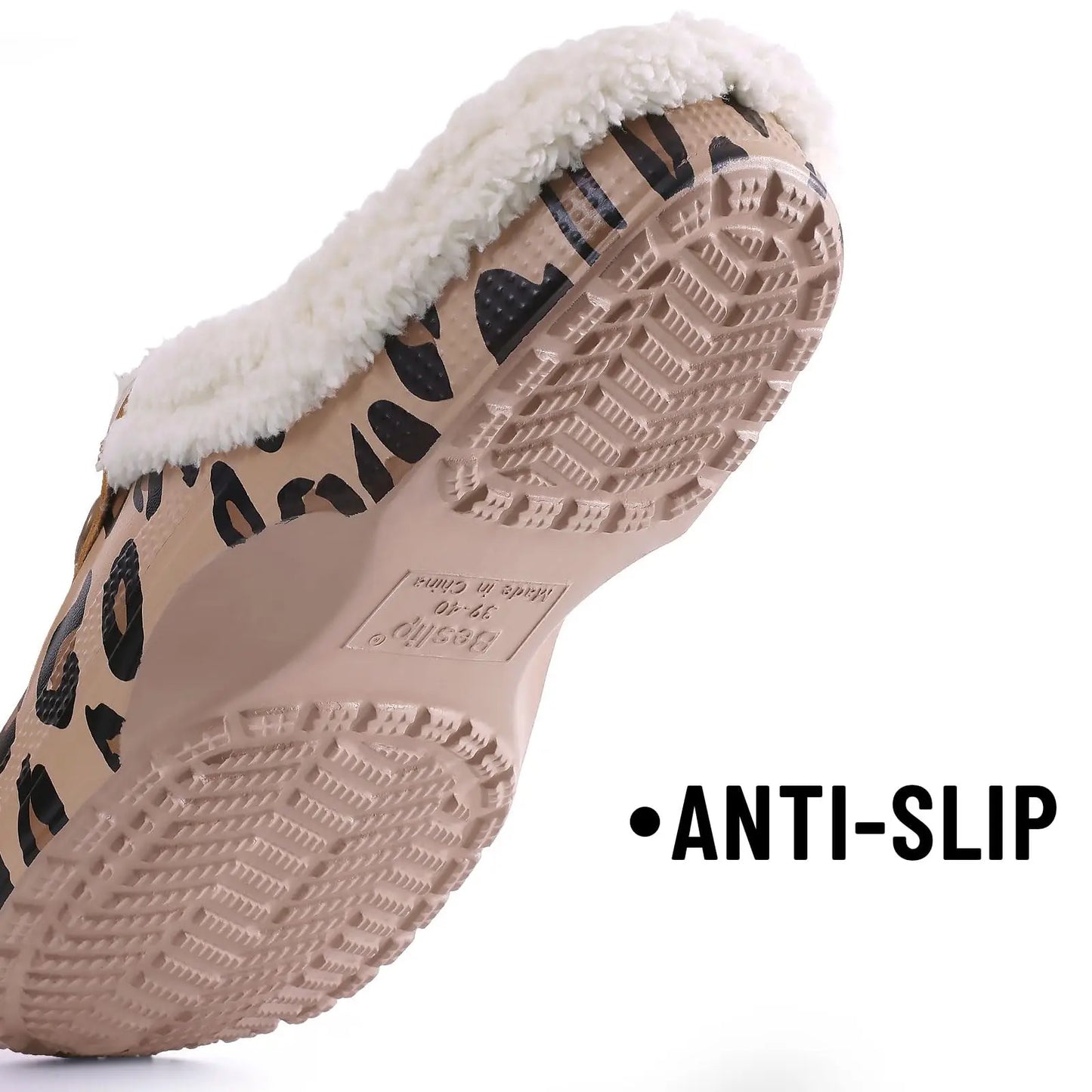 Pantuflas de piel impermeables Asgard™ para mujer – Cálidas y antideslizantes