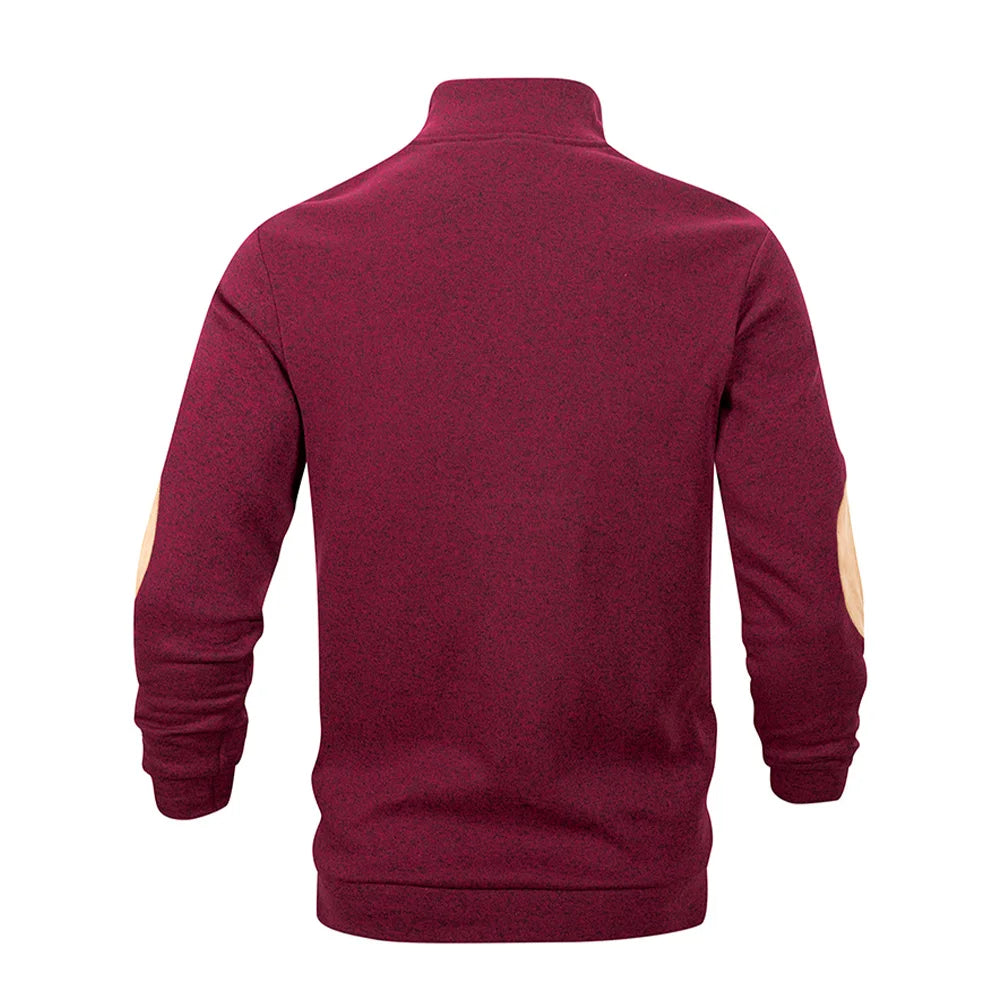 Jersey de cuello alto sin mangas para hombre – Chaleco informal de punto ligero