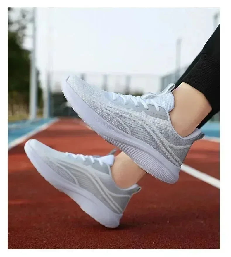 Manoletinas de malla casuales para mujer 2025 – Zapatos de verano antideslizantes y transpirables para caminar