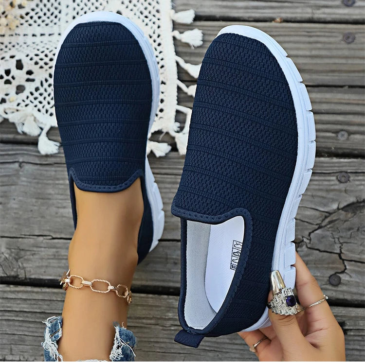 Zapatillas sin cordones AirFlex – Zapatos cómodos ligeros de malla para mujer | Calzado transpirable casual para uso diario