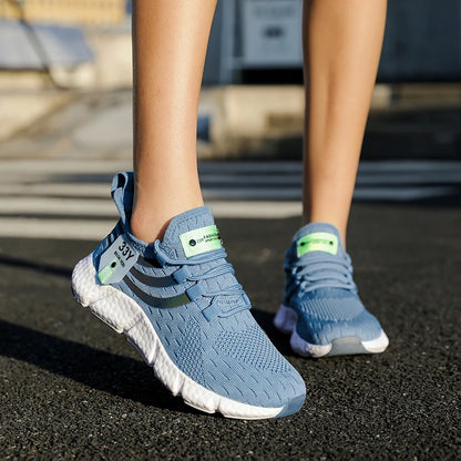 Zapatillas de Malla con Cordones para Hombre – Calzado Informal Ligero y Transpirable para Caminar