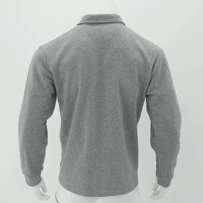 Veste d'hiver en polaire à revers Loom & Soul pour homme – Manteau ajusté à boutonnage simple