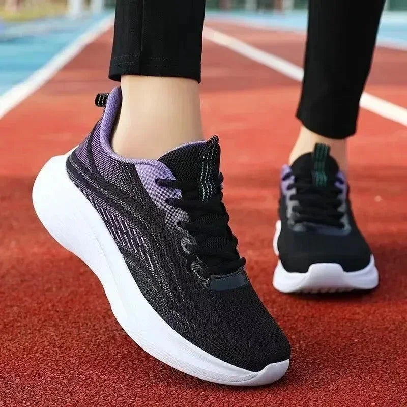 Manoletinas de malla casuales para mujer 2025 – Zapatos de verano antideslizantes y transpirables para caminar