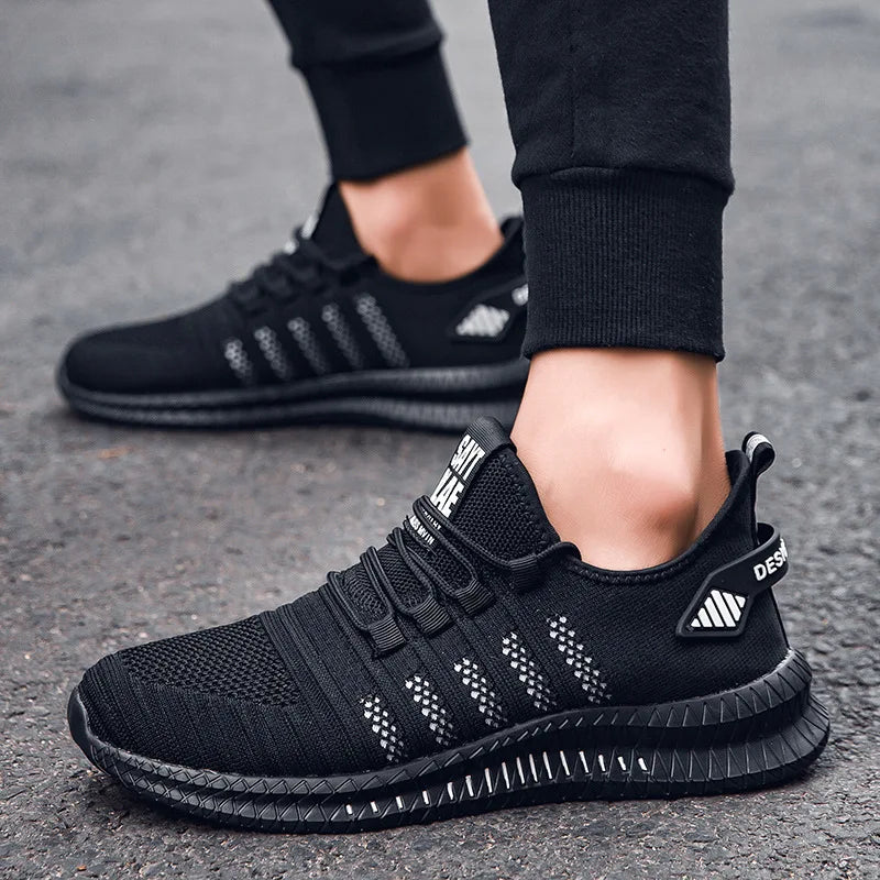 Zapatillas Flyknit para Hombre – Calzado Informal Ligero y Transpirable para Caminar