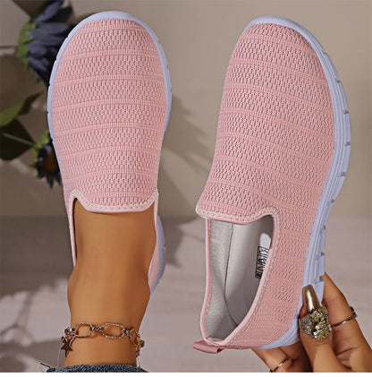 Zapatillas sin cordones AirFlex – Zapatos cómodos ligeros de malla para mujer | Calzado transpirable casual para uso diario