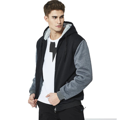 Loom & Soul – Sweat à capuche polaire animé Bleach pour homme – Veste d'hiver chaude à fermeture éclair