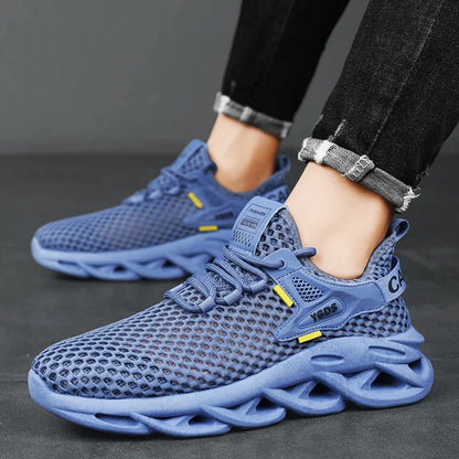 Men’s Mesh Sneakers – Breathable Casual Running Shoes, Lightweight & Stylish - Loom & Soul