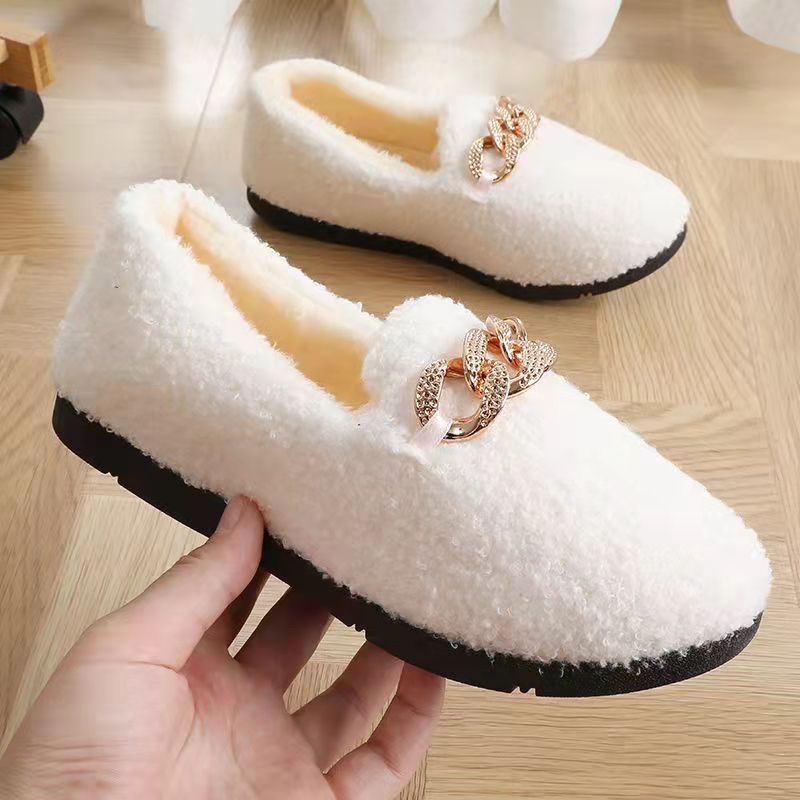 Pantuflas de invierno de pana Rollstep™ – Planos interiores cálidos con forro polar para hombres y mujeres