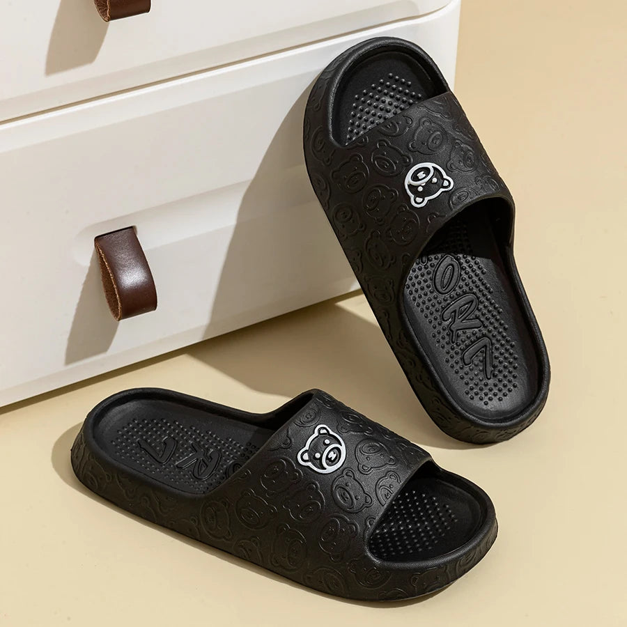 Pantuflas antideslizantes Little Bear™ EVA de plataforma para hombre – Para interiores
