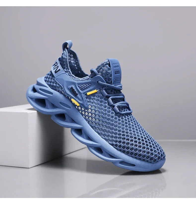 Men’s Mesh Sneakers – Breathable Casual Running Shoes, Lightweight & Stylish - Loom & Soul