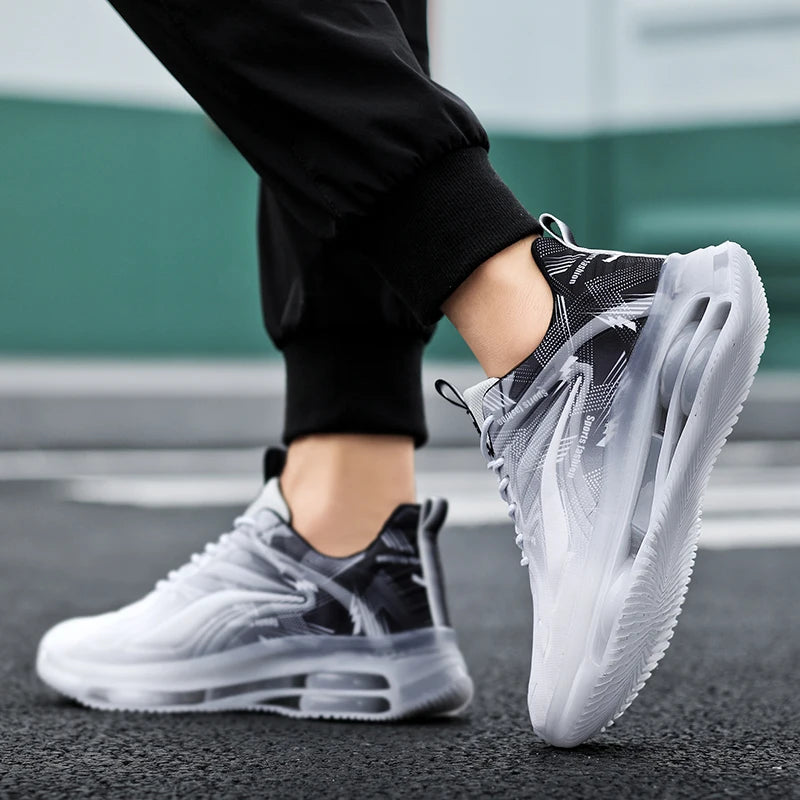 Zapatillas de malla transpirables AEROMAX™ 6069 para hombre | Zapatillas deportivas ligeras con retazos para uso informal y deportivo