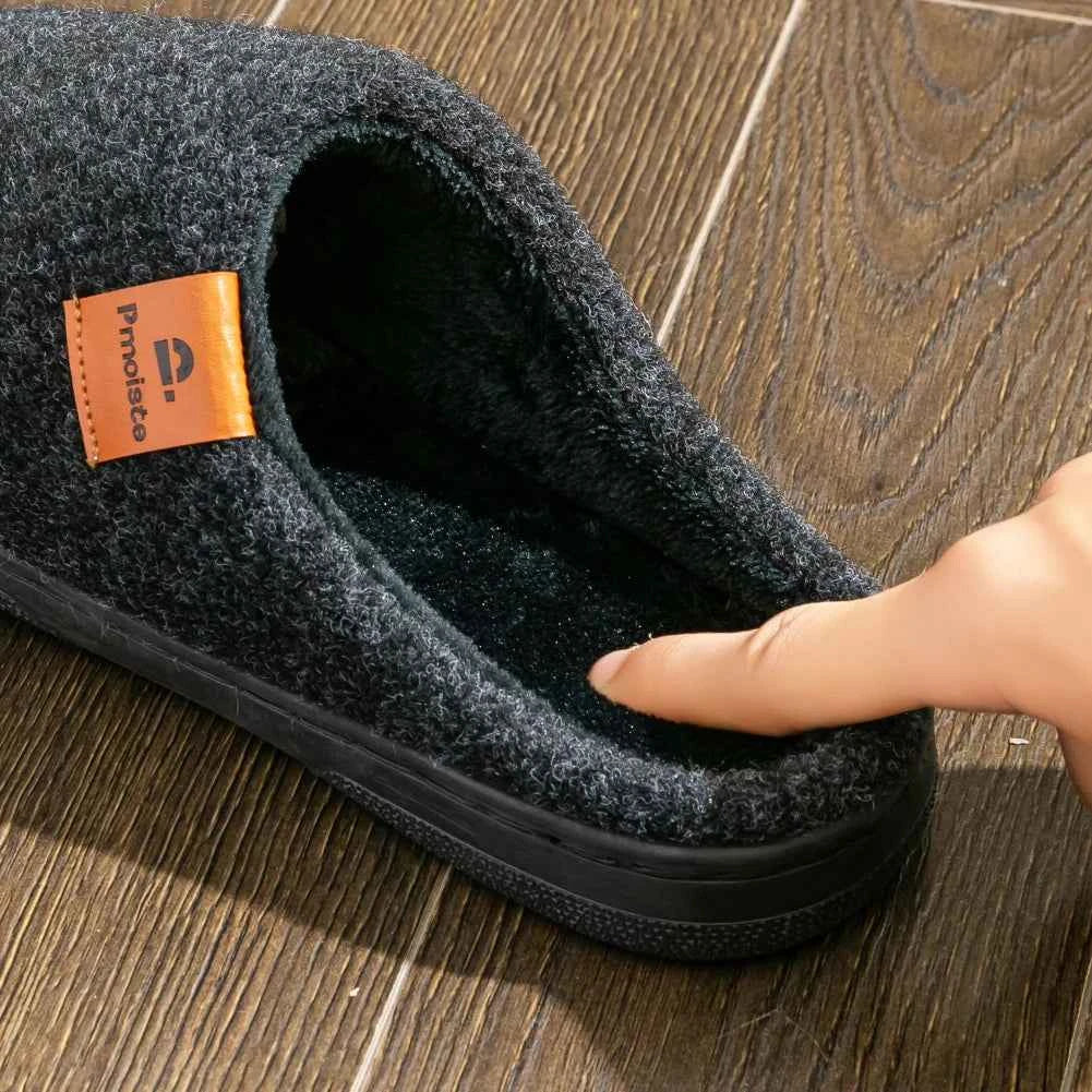 Men’s Memory Foam Slippers – Warm Cushioned Indoor Comfort