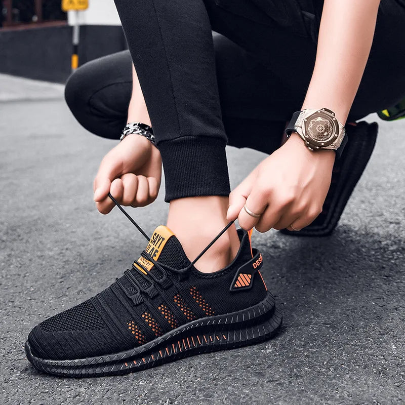 Zapatillas Flyknit para Hombre – Calzado Informal Ligero y Transpirable para Caminar