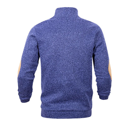 Jersey de cuello alto sin mangas para hombre – Chaleco informal de punto ligero