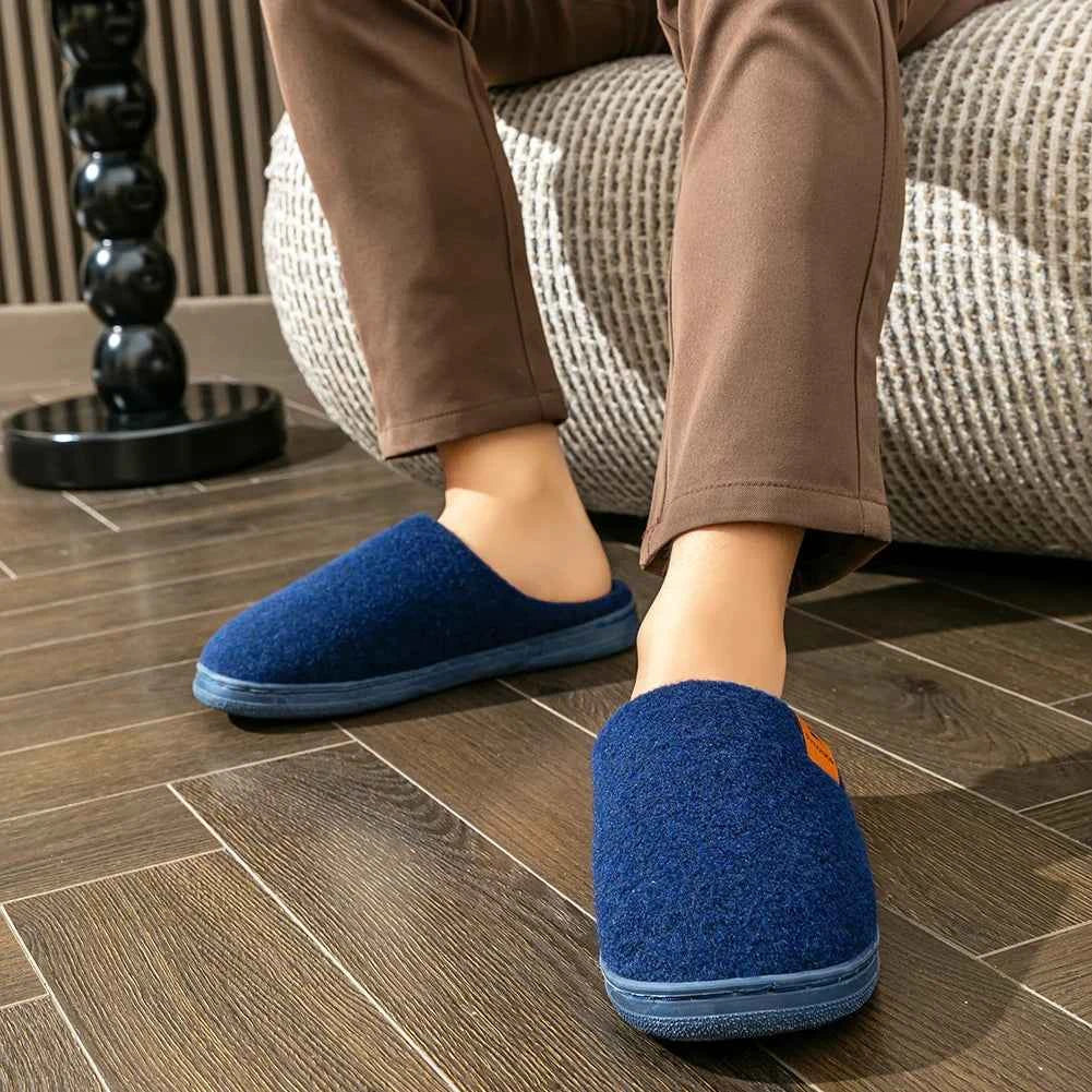 Men’s Memory Foam Slippers – Warm Cushioned Indoor Comfort