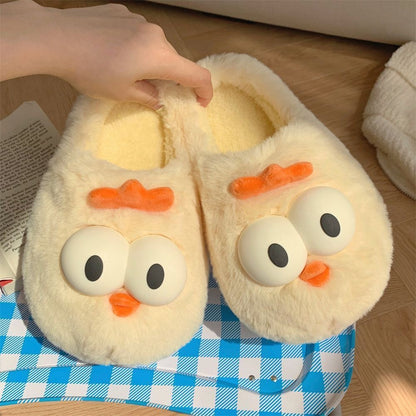 Pantuflas cálidas de invierno BEVERGREEN™ para mujer - Planas suaves de felpa para interiores con suela de EVA