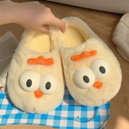 Pantuflas cálidas de invierno BEVERGREEN™ para mujer - Planas suaves de felpa para interiores con suela de EVA