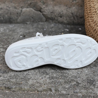 Baskets compensées Loom & Soul pour femme – Chaussures vulcanisées décontractées à bout rond