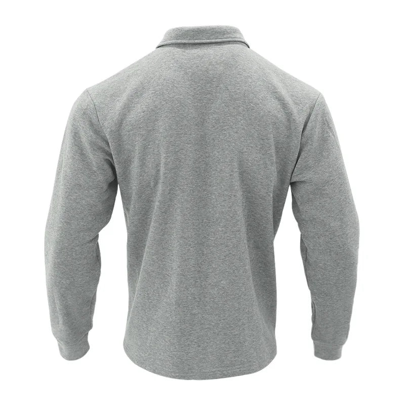 Veste d'hiver en polaire à revers Loom & Soul pour homme – Manteau ajusté à boutonnage simple
