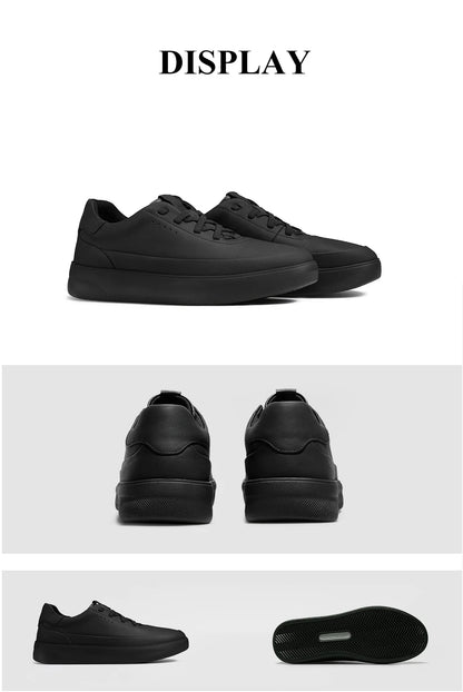 Desai™ DS3097 Zapatos casuales de cuero para hombre – Zapatillas deportivas ligeras y transpirables de suela blanda