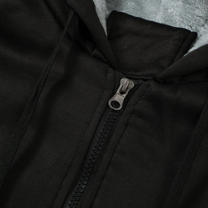 Loom & Soul – Sweat à capuche polaire animé Bleach pour homme – Veste d'hiver chaude à fermeture éclair