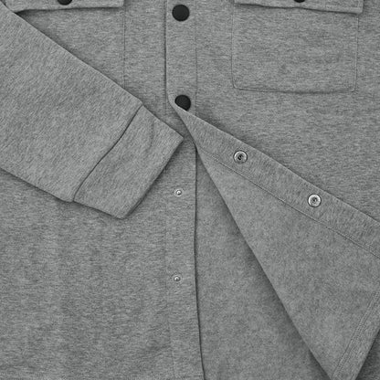 Veste d'hiver en polaire à revers Loom & Soul pour homme – Manteau ajusté à boutonnage simple