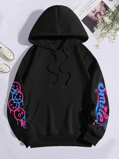 Women’s Fleece Pullover Hoodie – Warm Winter Casual Print Hooded Sweatshirt S-XXL