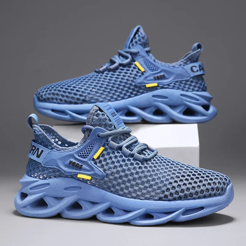 Men’s Mesh Sneakers – Breathable Casual Running Shoes, Lightweight & Stylish - Loom & Soul