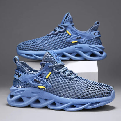 Men’s Mesh Sneakers – Breathable Casual Running Shoes, Lightweight & Stylish - Loom & Soul