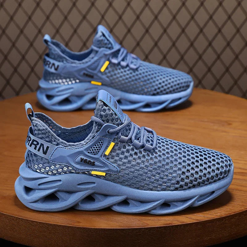 Men’s Mesh Sneakers – Breathable Casual Running Shoes, Lightweight & Stylish - Loom & Soul