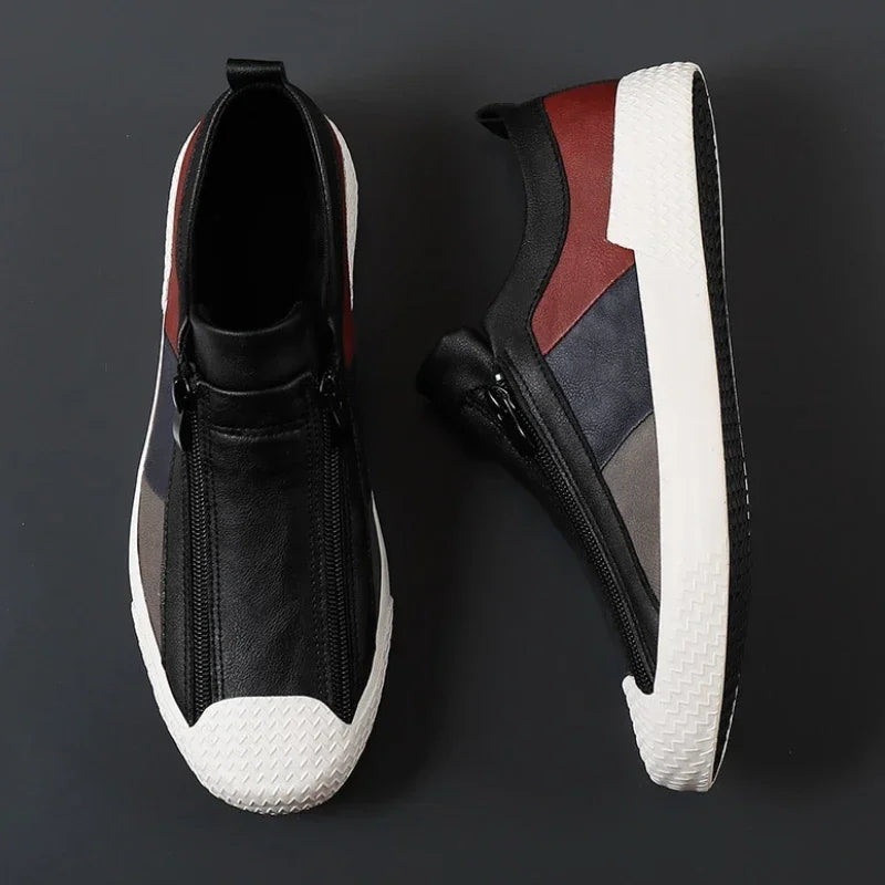 Mocasines de Cuero Premium VARELLO™ para Hombre – Zapatos de Conducir Casuales de Alta Calidad | Mocasines Cómodos, Transpirables, Resistentes al Desgaste y de Tallas Grandes