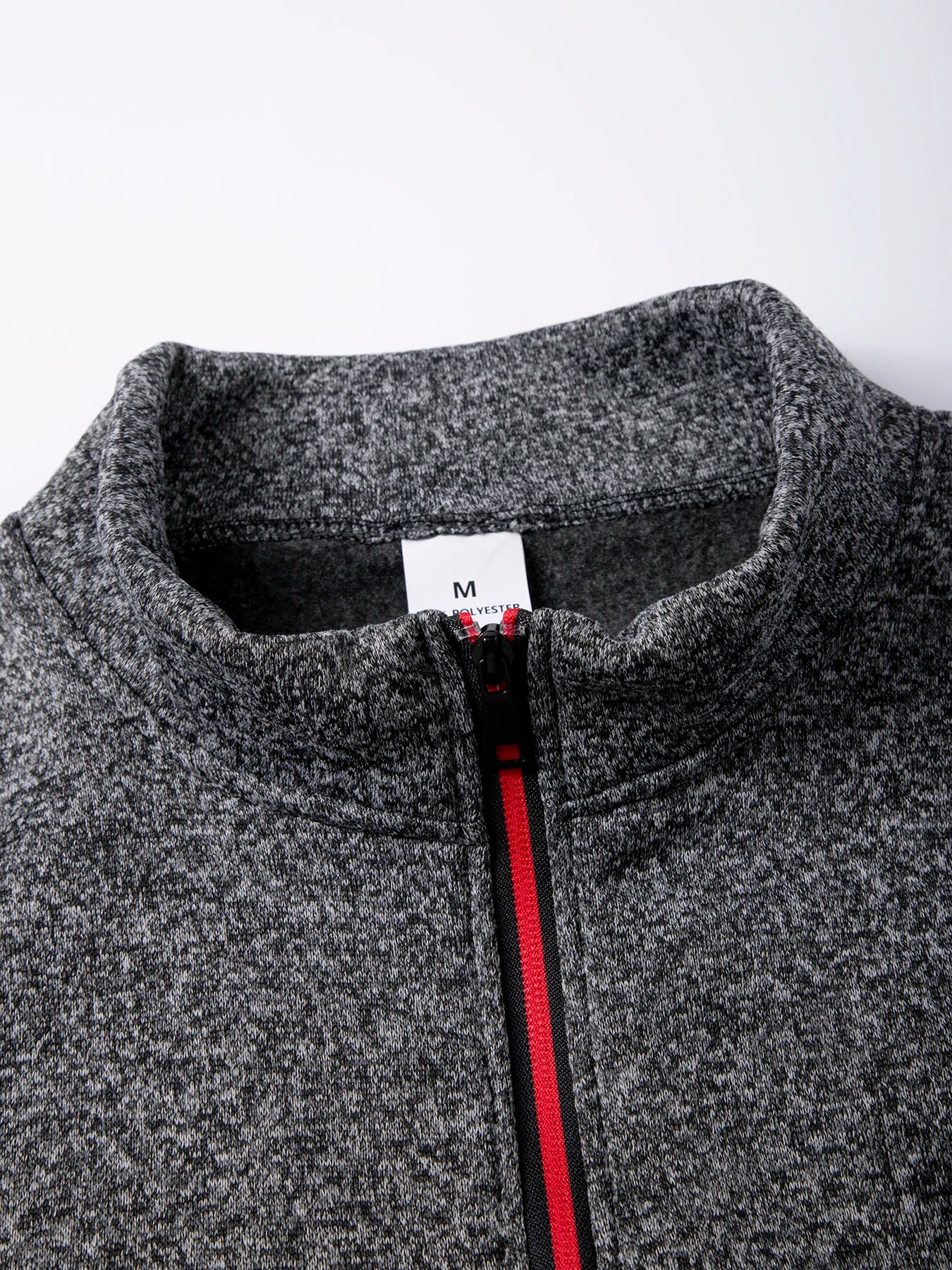 Sudadera con capucha y cremallera de cuello alto para hombre WHWR – Sudadera informal de primavera y otoño