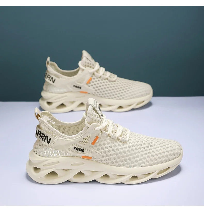 Men’s Mesh Sneakers – Breathable Casual Running Shoes, Lightweight & Stylish - Loom & Soul